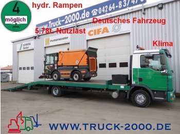 Ciężarówka do przewozu samochodów MAN TGL12.210 Spezial Baumaschinen*hydrRampen5,8t.NL: zdjęcie 1