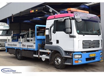 Samochód ciężarowy skrzyniowy/ Platforma MAN TGL 12.240, HMF 503 K2, 11990 kg, Euro 4, Truckcenter Apeldoorn: zdjęcie 1