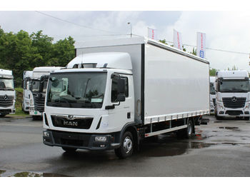 Nowy Samochód ciężarowy plandeka MAN TGL 12.250 4X2 BL , NEW VEHICLE ! HYDR. LIFT: zdjęcie 1