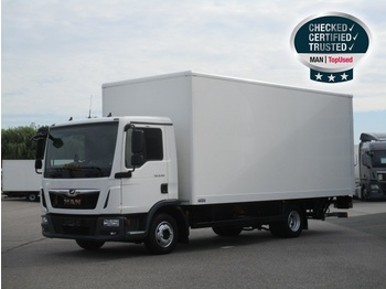 Samochód ciężarowy furgon MAN TGL 8.190 4X2 BL, Euro 6, Koffer LBW, AHK, Klima: zdjęcie 1