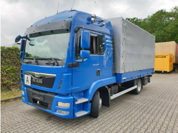Samochód ciężarowy plandeka MAN TGL 8.220 LX, Blatt/Luft,  6-Gang, Klima, Euro6: zdjęcie 1