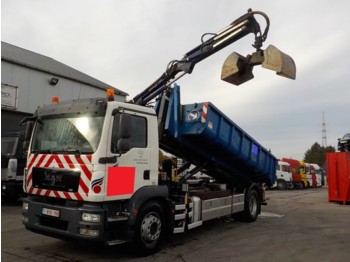 Ciężarówka kontenerowiec/ System wymienny MAN TGM 15.340 (AMCO CRANE / EURO 5): zdjęcie 1