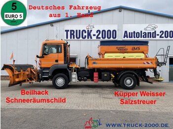 Wywrotka, Samochod ciężarowy z HDS MAN TGS 18.320 4x4 Winterdienst Schild+Streuer 1.Hd: zdjęcie 1