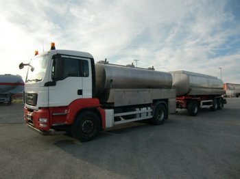Samochód ciężarowy cysterna dla transportowania mleka MAN TGS 18.440  Milchtankwagen,Tankaufbau Bj:2000,: zdjęcie 1