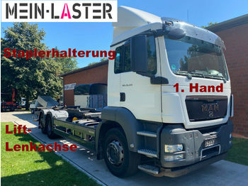 Ciężarówka kontenerowiec/ System wymienny MAN TGS 26.320 6x2 Lift-Lenkachse Staplerhalterung: zdjęcie 1