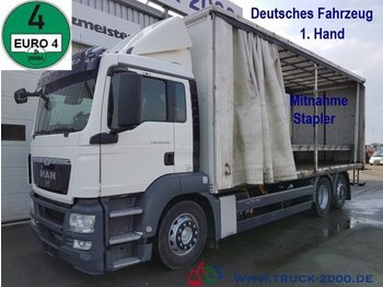 Samochód ciężarowy plandeka MAN TGS 26.320 SchiebplaneL.+R. Deutscher LKW 1.Hand: zdjęcie 1