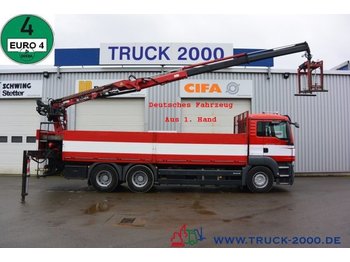 Samochód ciężarowy skrzyniowy/ Platforma, Samochod ciężarowy z HDS MAN TGS 26.400 6x4 Atlas Terex TLC 165.2 11 m=1.5 to: zdjęcie 1