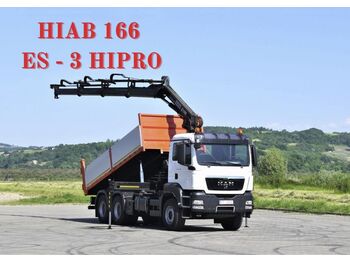 Wywrotka, Samochod ciężarowy z HDS MAN TGS 26.400 * HIAB 166 ES - 3 HIPRO/FUNK *6x4: zdjęcie 1