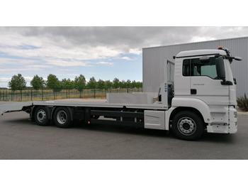 Nowy Samochód ciężarowy skrzyniowy/ Platforma dla transportowania ciężkiego sprzętu MAN TGS 26.430: zdjęcie 1