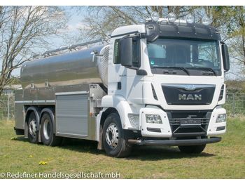 Samochód ciężarowy cysterna dla transportowania żywności MAN TGS 26.480 Milch Jansky Lift.-Lenk E6 TÜV 1/21: zdjęcie 1