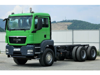 Samochód ciężarowe pod zabudowę MAN TGS 33.320 6x4 Fahrgestell + Hydraulik!: zdjęcie 1