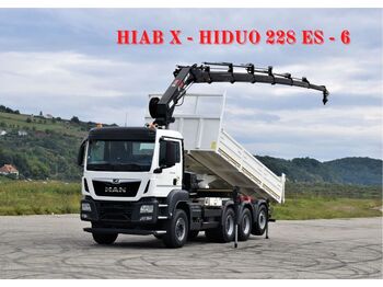 Wywrotka, Samochod ciężarowy z HDS MAN TGS 35.460 *HIAB X-HIDUO 228 ES-6/FUNK *8x4: zdjęcie 1