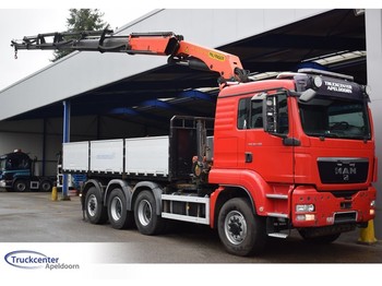 Samochód ciężarowy skrzyniowy/ Platforma MAN TGS 35.480 8x6, Palfinger PK 33002 EH, Euro 5, Retarder, Truckcenter Apeldoorn: zdjęcie 1