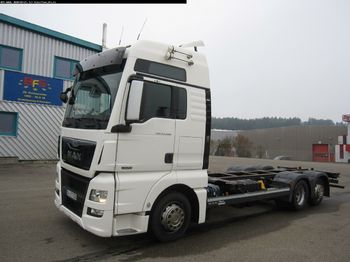 Ciężarówka kontenerowiec/ System wymienny MAN TGX 24.480 6x2-2 LL-U Ultra, AHK+Tief-AHK, hydr.: zdjęcie 1