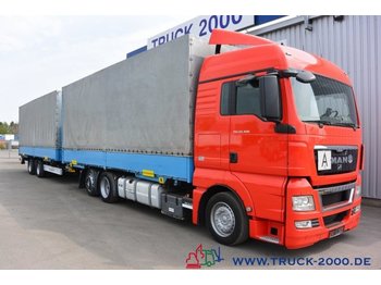 Ciężarówka kontenerowiec/ System wymienny MAN TGX 26.400 Jumbo Komplettzug mit Krone Brücken: zdjęcie 1