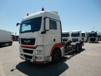 Ciężarówka kontenerowiec/ System wymienny MAN TGX 26.400 XLX  6x2 Liftachse, Hebebühne Euro 5: zdjęcie 1