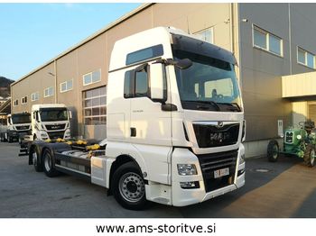 Ciężarówka kontenerowiec/ System wymienny MAN TGX 26.510 6X2-4 LL euro 6 D, LENKACHSE: zdjęcie 1