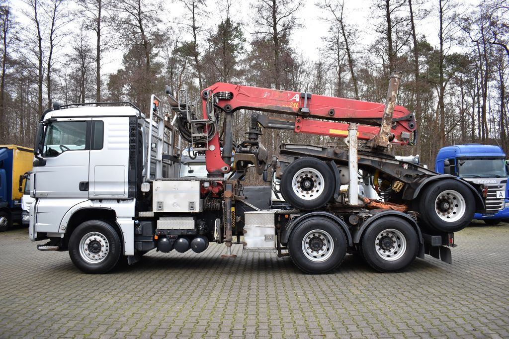 Samochod ciężarowy z HDS MAN TGX 26.580 LX 6x4/Langholz+Nachläufer/KESLA2024L: zdjęcie 2