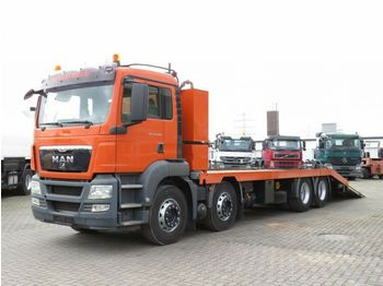 Samochód ciężarowy skrzyniowy/ Platforma MAN TG-S 35.400 8x4 BL Pritsche hydr. Rampen+Winde: zdjęcie 1