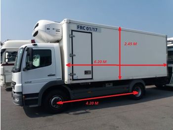 Samochód ciężarowy chłodnia MERCEDES-BENZ ATEGO 12.18 FRIGO THERMO KING T1000R PORTE VIANDE EURO5: zdjęcie 1