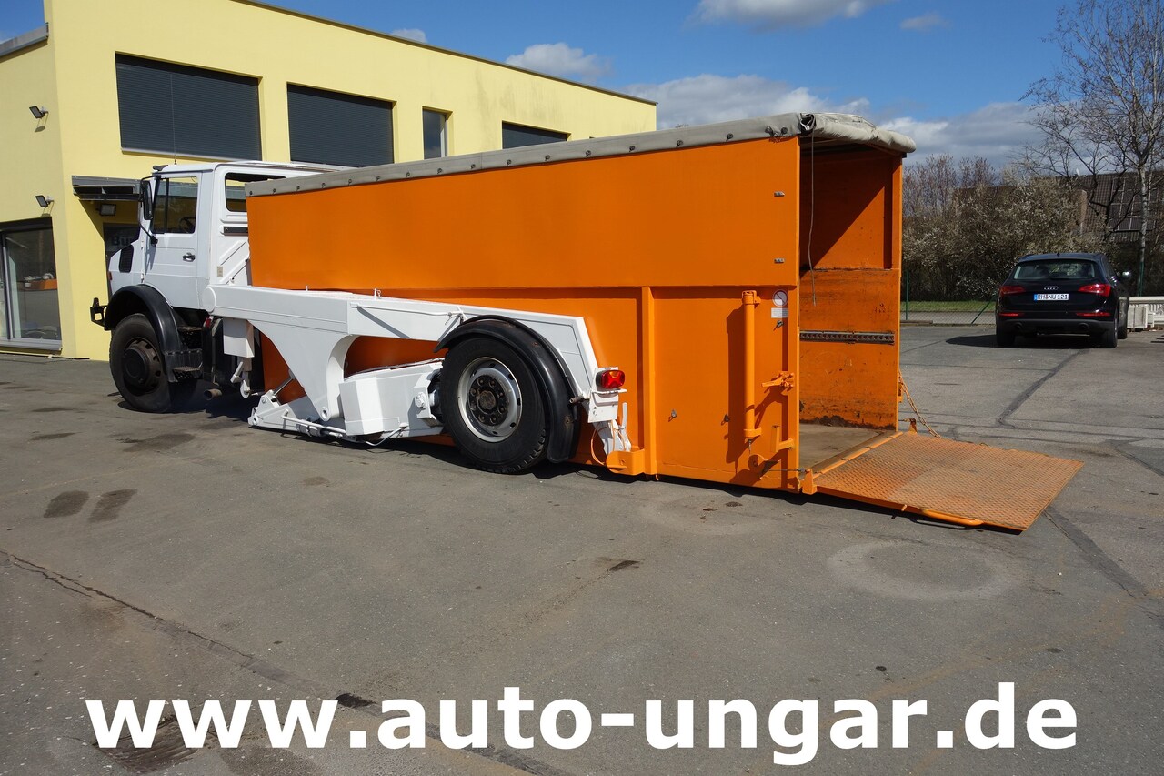 Ciężarówka kontenerowiec/ System wymienny MERCEDES-BENZ Unimog U1700 Ruthmann Cargoloader  mit Wechselcontainer: zdjęcie 18