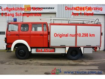 Samochód ciężarowy furgon Magirus Deutz 120 - 23 AW LF16 4x4 V8 nur 10.298 km -Feuerwehr: zdjęcie 1
