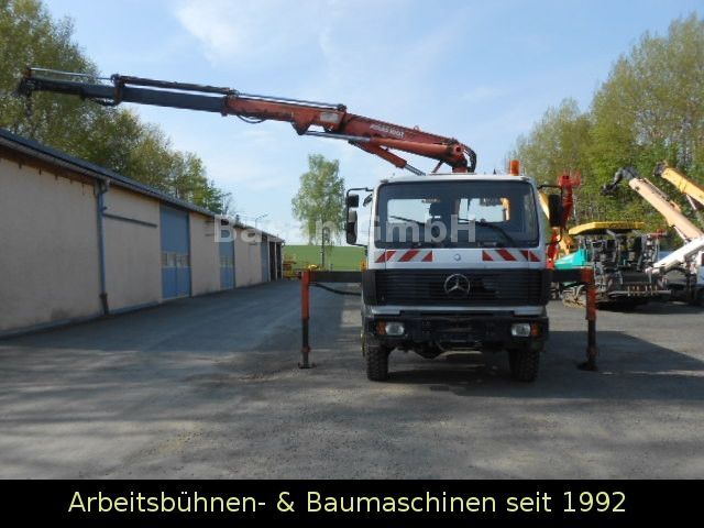 Wywrotka, Samochod ciężarowy z HDS Mercedes-Benz 1717 AK Kipper Allrad mit Kran: zdjęcie 4