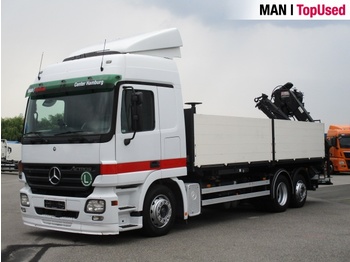 Samochód ciężarowy skrzyniowy/ Platforma Mercedes-Benz 2541 L BDF Baustoff Kran LBW Multi: zdjęcie 1