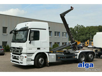 Ciężarówka hakowiec Mercedes-Benz 2544 L Actros 6x2, Meiller 20.65, Klima, Liege: zdjęcie 1