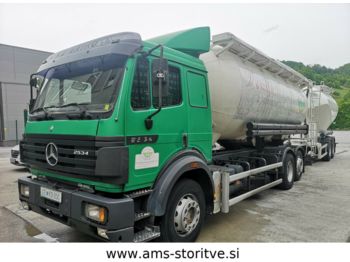 Samochód ciężarowy cysterna dla transportowania żywności Mercedes-Benz 25.34  6x2 L  SILO euro 2: zdjęcie 1