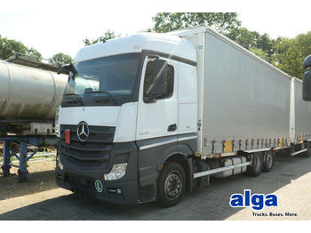 Samochód ciężarowy plandeka Mercedes-Benz 2645 L Actros 6x2, Jumbozug, Volumen, 115m³: zdjęcie 1