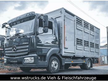 Ciężarówka do przewozu zwierząt Mercedes-Benz 821L" Neu" gebr. Finkl Einstock Vollalu: zdjęcie 1