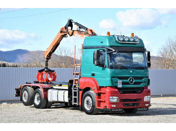 Ciężarówka hakowiec, Samochod ciężarowy z HDS Mercedes-Benz ACTROS 2543 Abrollkipper 5,20m+ATLAS 118.2 +FUNK: zdjęcie 1