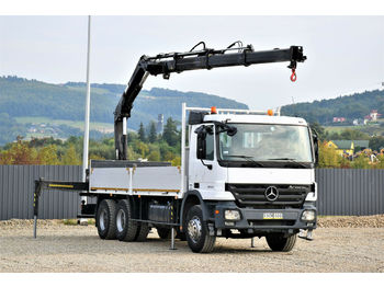 Samochód ciężarowy skrzyniowy/ Platforma, Samochod ciężarowy z HDS Mercedes-Benz ACTROS 2632 * HIAB 166BS-3HIDUO+FUNK / 6x4: zdjęcie 1