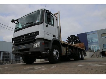 Samochód ciężarowy skrzyniowy/ Platforma Mercedes-Benz ACTROS 2636 + HIAB 21T/M (5x): zdjęcie 1