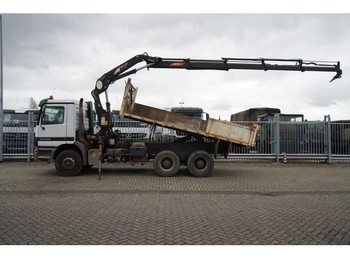 Samochód ciężarowy Mercedes-Benz ACTROS 3335 6X4 TIPPER WITH PM 16.524 CRANE: zdjęcie 1