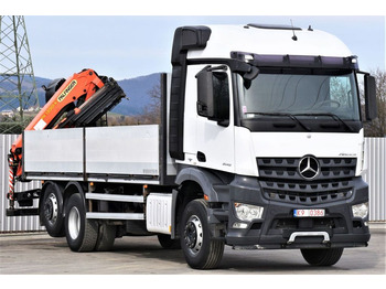 Samochod ciężarowy z HDS, Samochód ciężarowy skrzyniowy/ Platforma Mercedes-Benz AROCS 2542* PK 13001-K B* TOPZUSTAND: zdjęcie 3