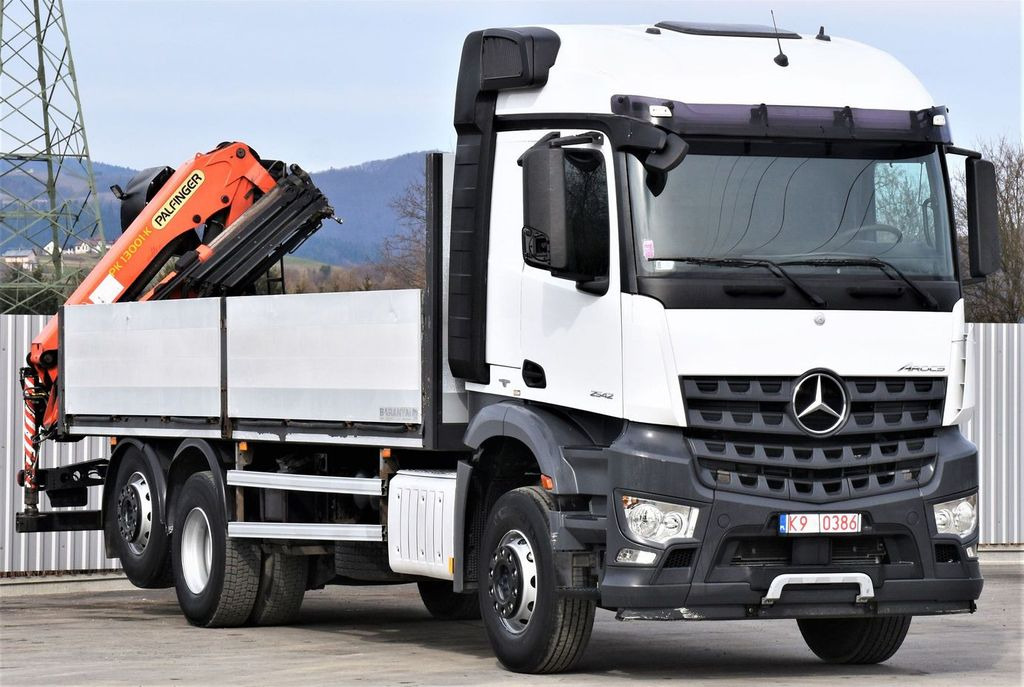 Samochod ciężarowy z HDS, Samochód ciężarowy skrzyniowy/ Platforma Mercedes-Benz AROCS 2542* PK 13001-K B* TOPZUSTAND: zdjęcie 3