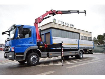 Samochód ciężarowy skrzyniowy/ Platforma, Samochod ciężarowy z HDS Mercedes-Benz ATEGO: zdjęcie 1