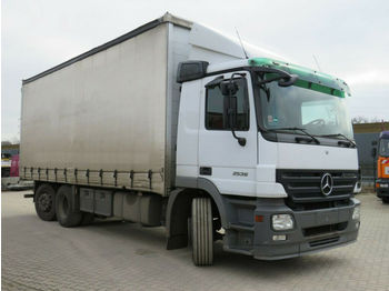 Samochód ciężarowy plandeka Mercedes-Benz Actros 2536 L 6x2 Pritsche Plane Stapleraufnahme: zdjęcie 1