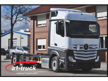 Ciężarówka kontenerowiec/ System wymienny Mercedes-Benz Actros 2543 LnR 6x2, Jumbo, Retader, Navi, 4489: zdjęcie 1