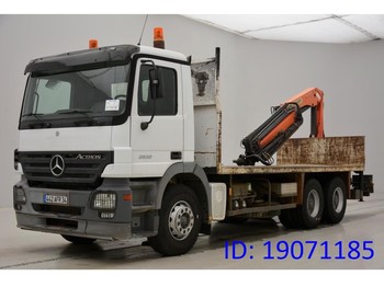 Samochód ciężarowy skrzyniowy/ Platforma, Samochod ciężarowy z HDS Mercedes-Benz Actros 2632 - 6x4: zdjęcie 1