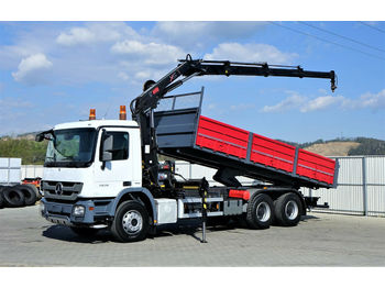 Wywrotka, Samochod ciężarowy z HDS Mercedes-Benz Actros 2636 Kipper 6,50m+KRAN/FUNK !: zdjęcie 1