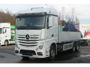 Samochód ciężarowy skrzyniowy/ Platforma Mercedes-Benz Actros 2648 NA CRANE PM 23525 SR ONLY 13 000KM!: zdjęcie 1