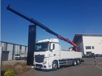 Samochod ciężarowy z HDS Mercedes-Benz Actros 2745 L 6x2 Baustoffpritsche + Palfinger: zdjęcie 1