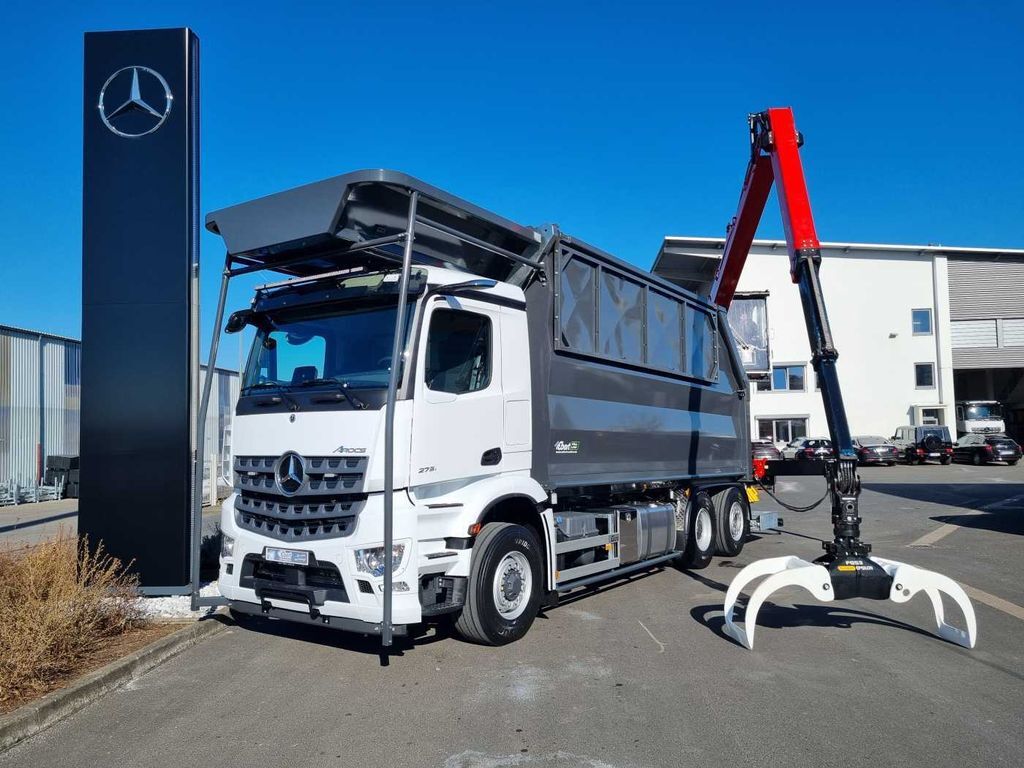 Nowy Samochód do drewna, Samochod ciężarowy z HDS Mercedes-Benz Arocs 2751L HAD + Q170L (11,5m!) -EBERT-Fäll-LKW: zdjęcie 10