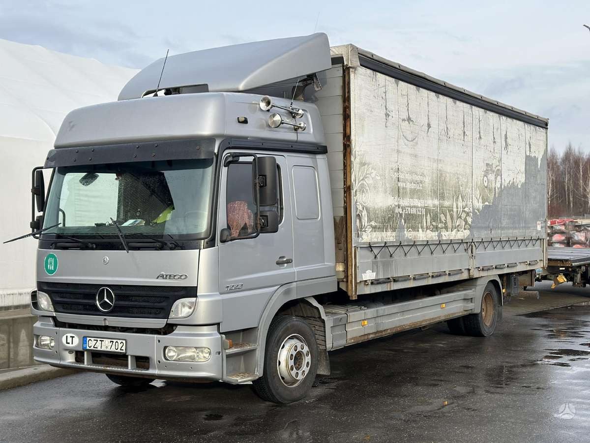 Samochód ciężarowy plandeka Mercedes-Benz Atego 1223: zdjęcie 3