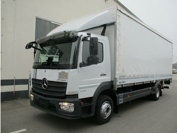 Samochód ciężarowy plandeka Mercedes-Benz Atego 1224L Plane + LBW Euro 6: zdjęcie 1