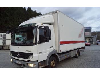 Samochód ciężarowy furgon Mercedes-Benz Atego 818 4x2 box trailer with rear lifter WATCH V: zdjęcie 1