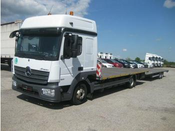 Samochód ciężarowy skrzyniowy/ Platforma Mercedes-Benz - Atego 821 Plattform ZUG!!! Containertransporter: zdjęcie 1